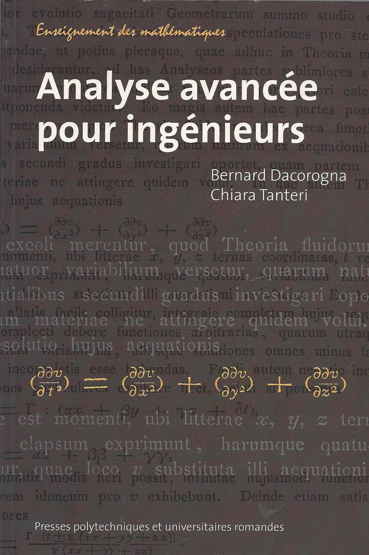 Analyse avancée pour ingénieurs