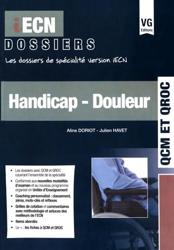Handicap-douleur : les dossiers de spécialité version iECN