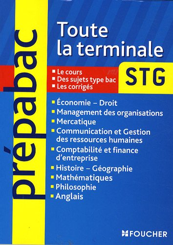 Toute la terminale STG
