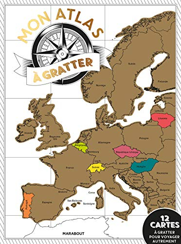 Tour du monde à gratter : 18 cartes à gratter pour voyager !