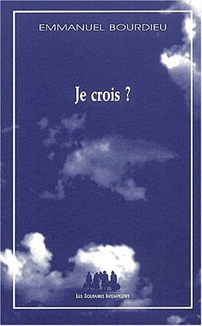 Je crois ?