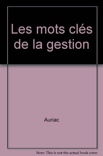 Les mots clés de la gestion
