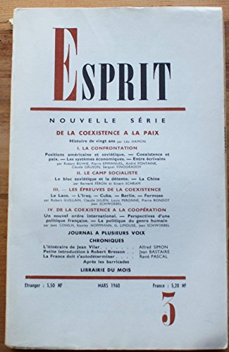 esprit n, 3 de mars 1960