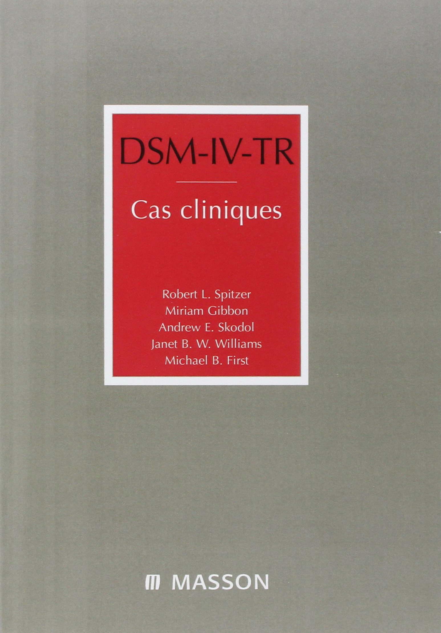 DSM-IV-TR, cas cliniques