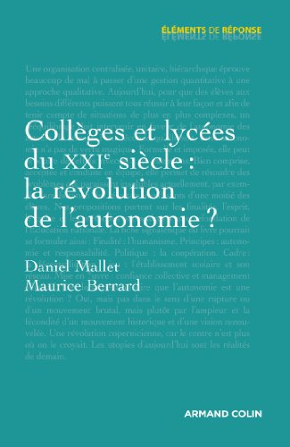 Collèges et lycées du XXIe siècle : la révolution de l'autonomie ?