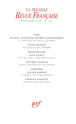 Nouvelle revue française, n° 524