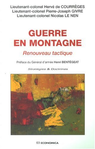 Guerre en montagne : renouveau tactique