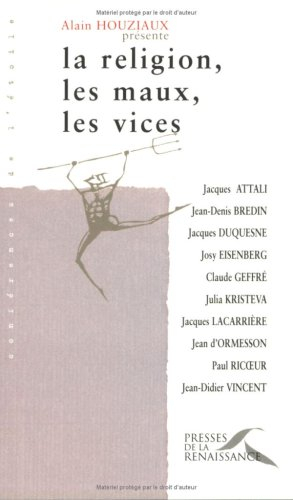 La religion, les maux, les vices : conférence de l'Etoile