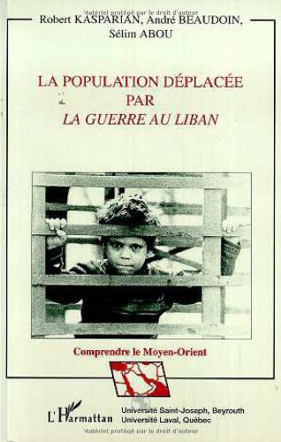 La population déplacée par la guerre du Liban