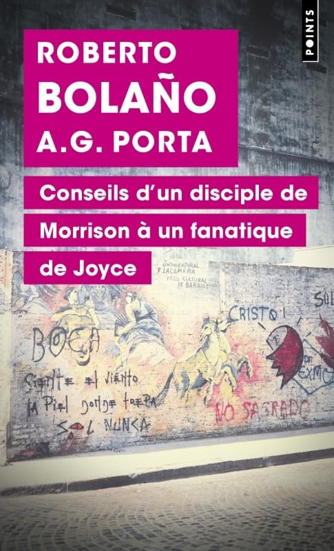 Conseils d'un disciple de Morrison à un fanatique de Joyce. Journal de bar