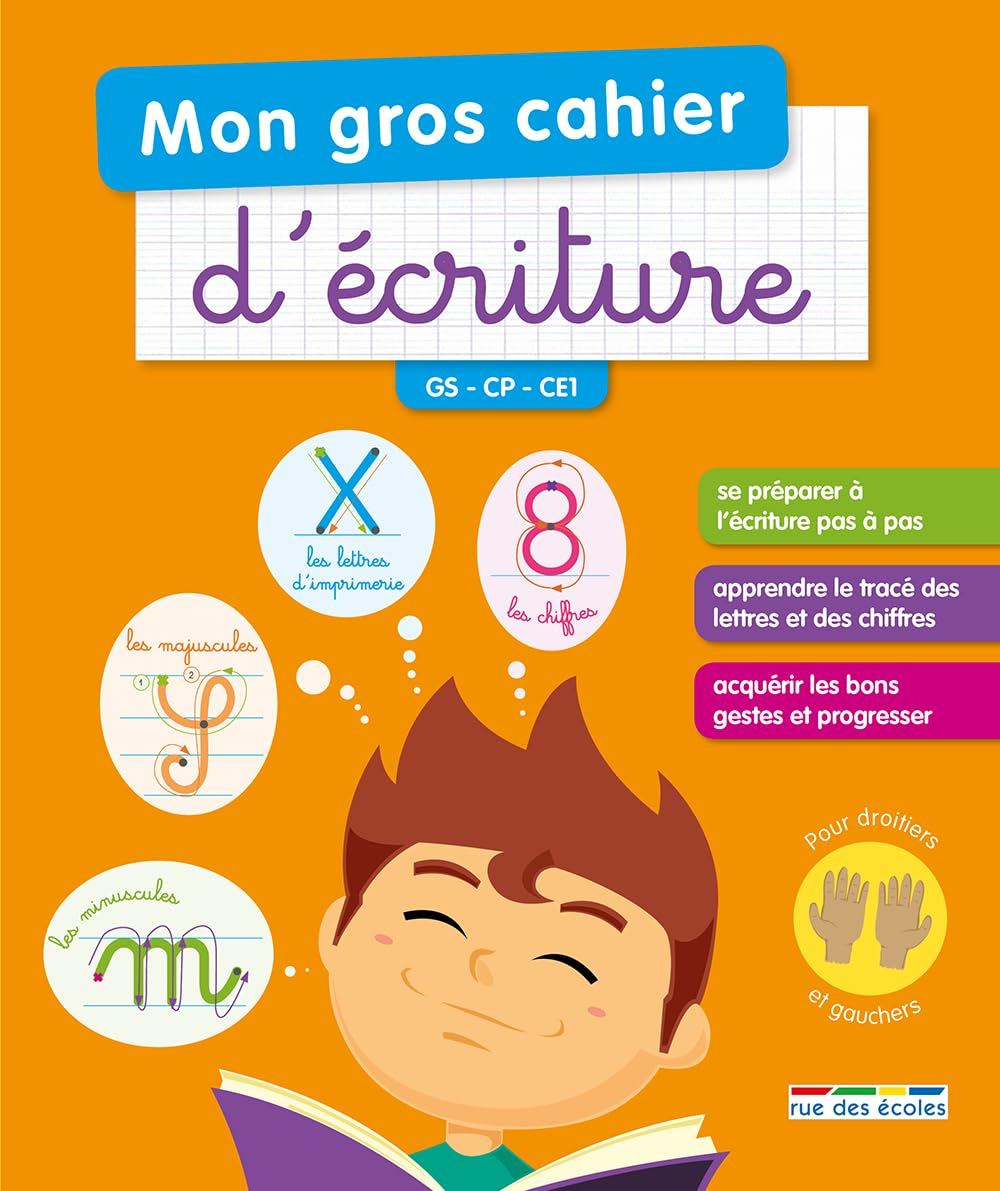 Mon gros cahier d'écriture : GS, CP, CE1