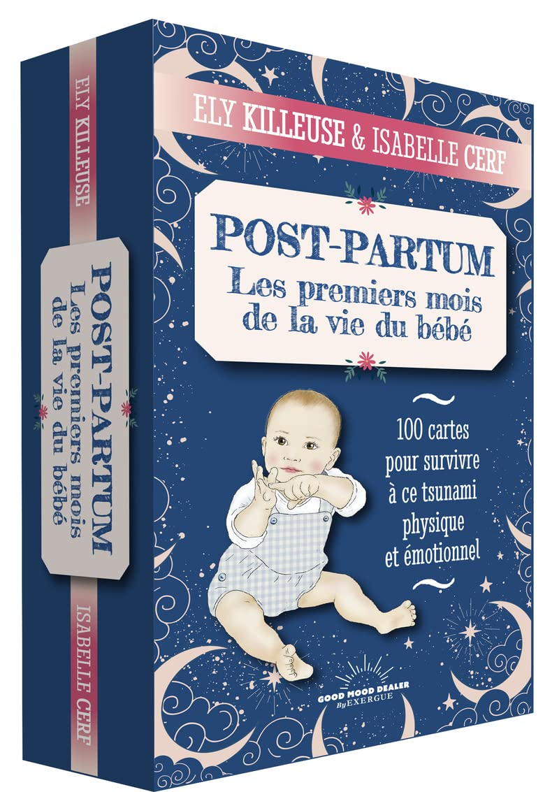Post-partum : les premiers mois de la vie de bébé : 100 cartes pour survivre à ce tsunami physique e