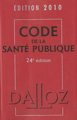 Code de la santé publique 2010