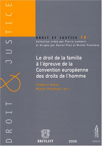 Le droit de la famille à l'épreuve de la Convention européenne des droits de l'homme : actes du coll