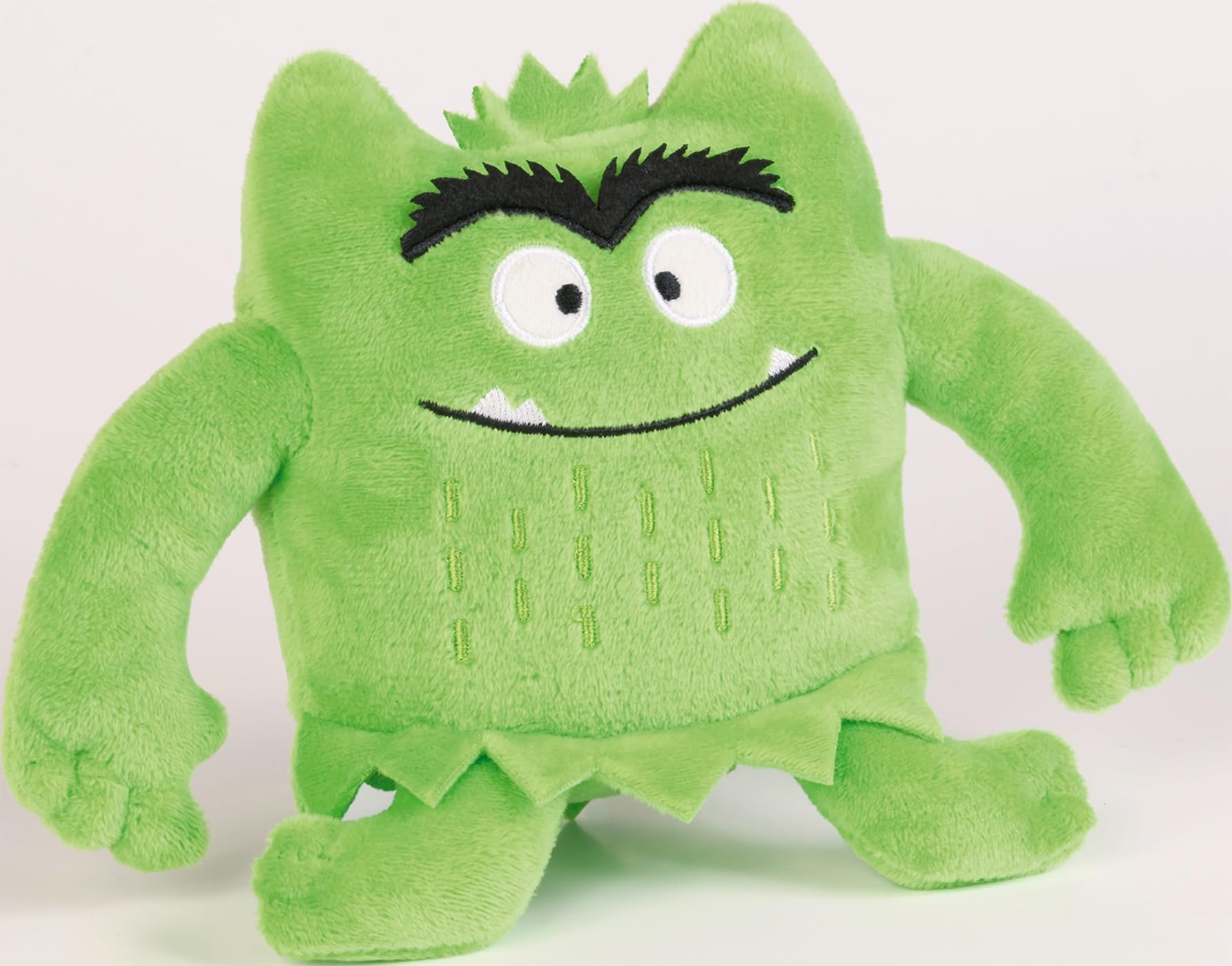 La couleur des émotions : mini peluche monstre verte