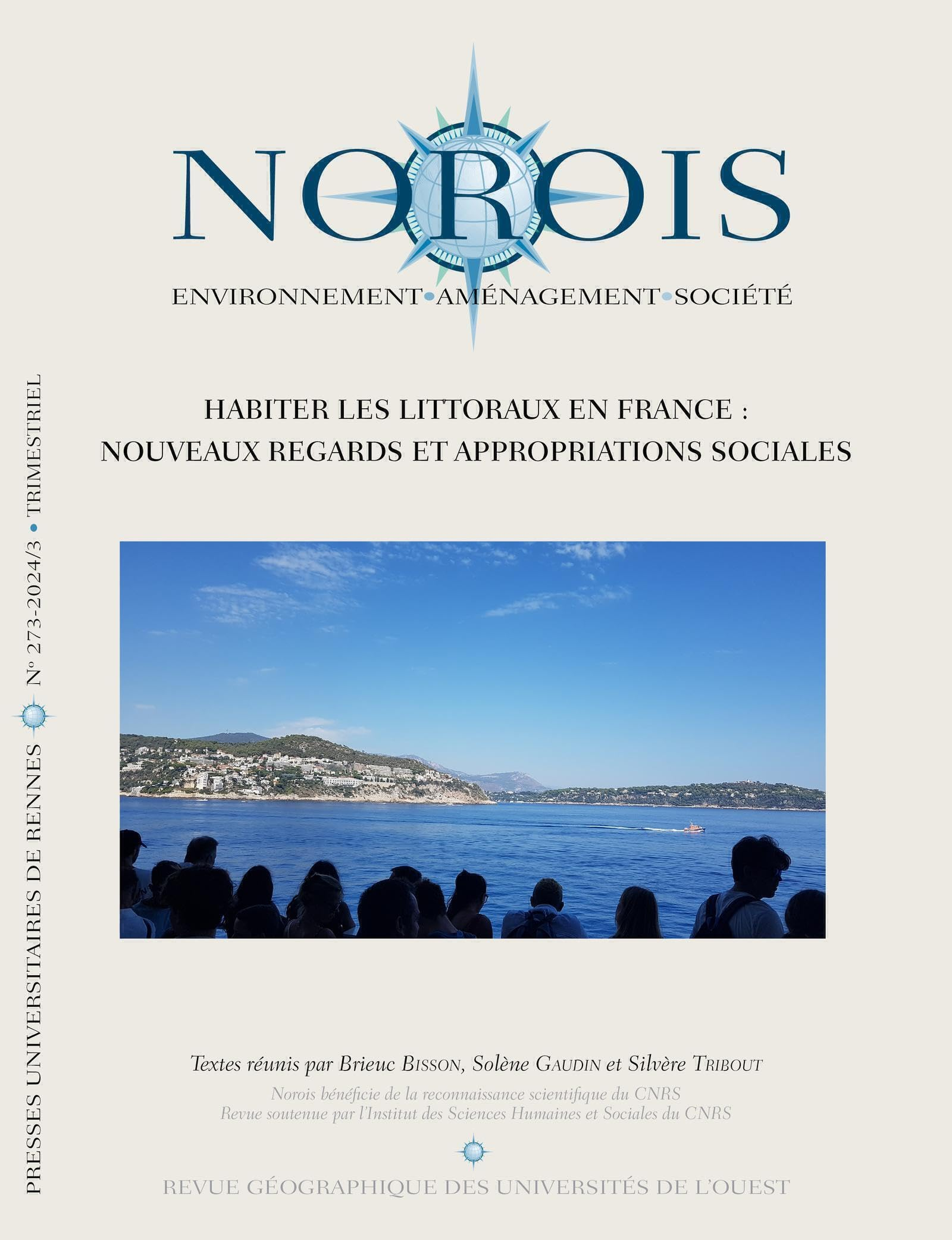 Norois, n° 273. Habiter les littoraux en France : nouveaux regards et appropriations sociales