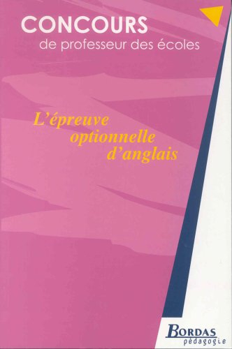 L'épreuve optionnelle d'anglais