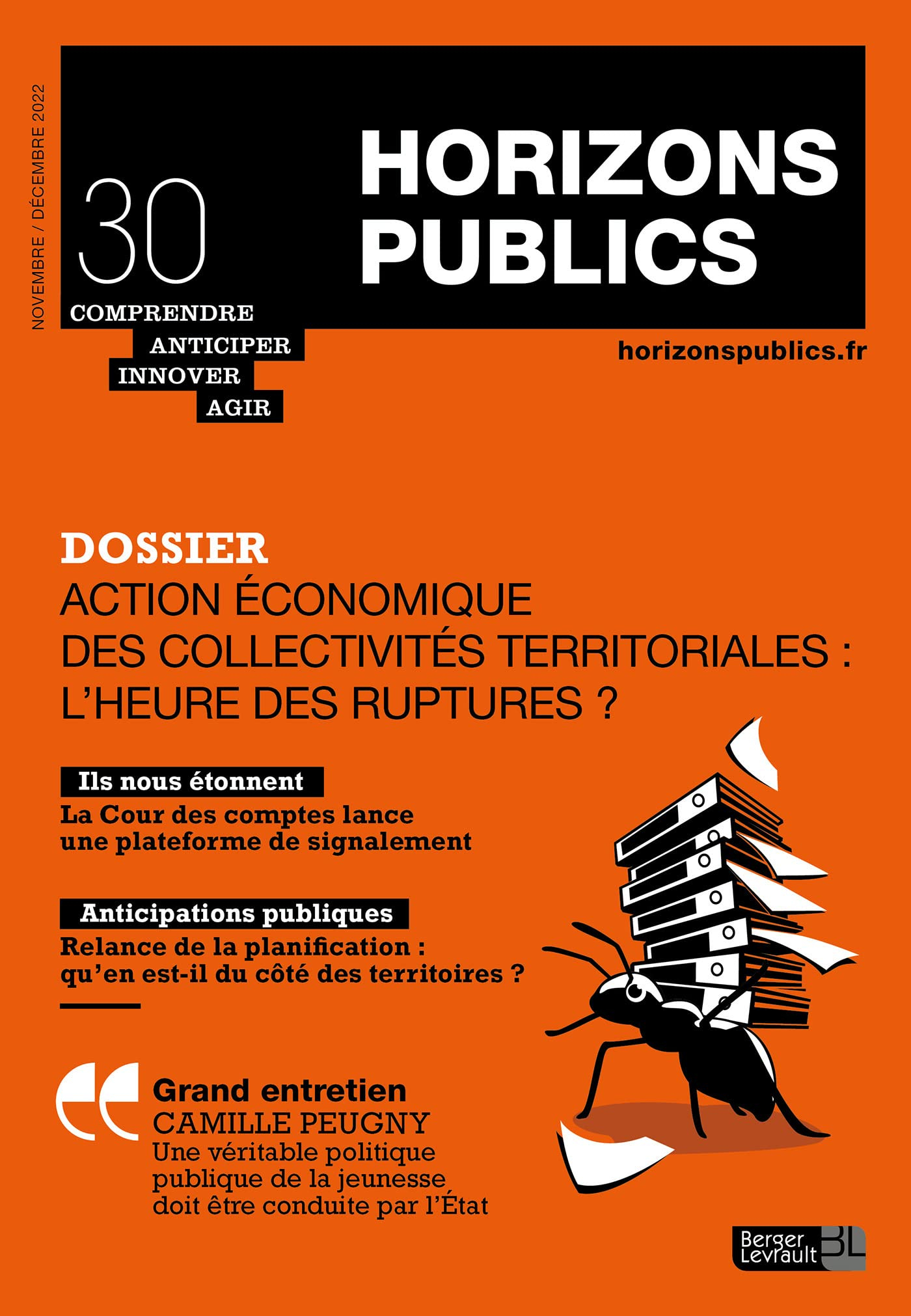 Horizons publics : comprendre, anticiper, innover, agir, n° 30. Action économique des collectivités