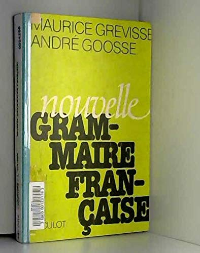 nouvelle grammaire française