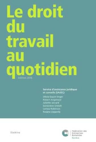 Le droit du travail au quotidien