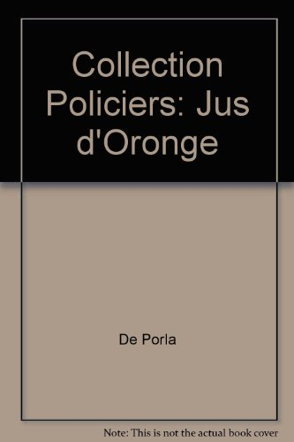 Jus d'oronge