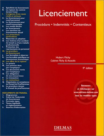 Licenciements : procédure, indemnités, contentieux