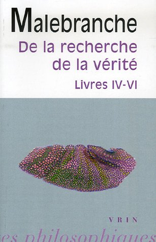 De la recherche de la vérité : livres IV-VI