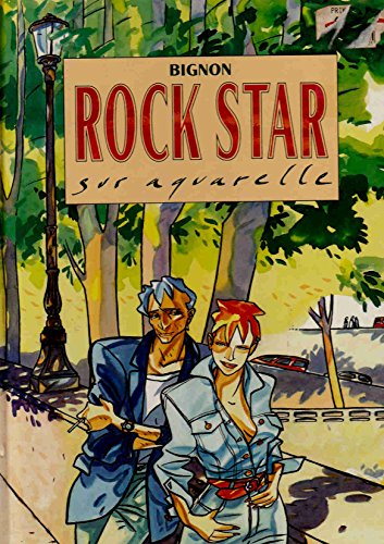 Rock star sur aquarelle