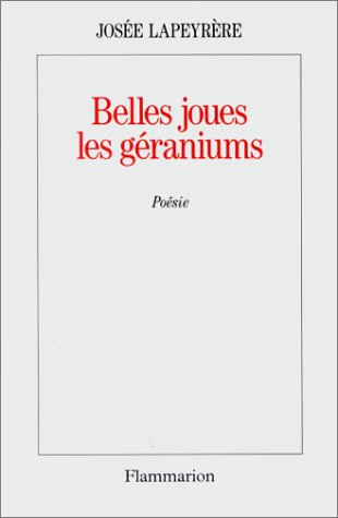 Belles joues les géraniums