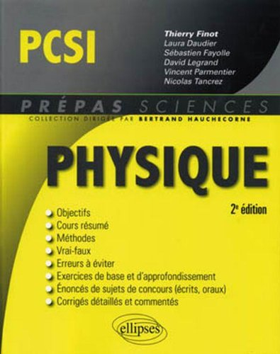 Physique PCSI