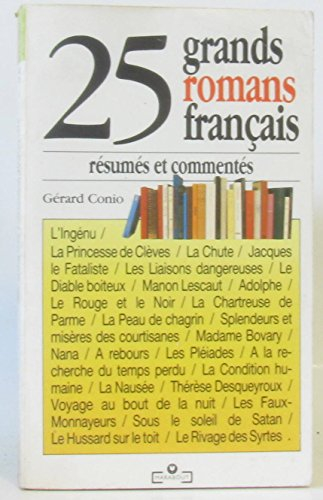 25 grands romans résumés et commentés