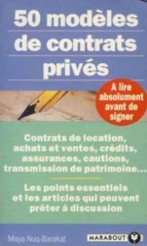 150 modèles de contrats privés