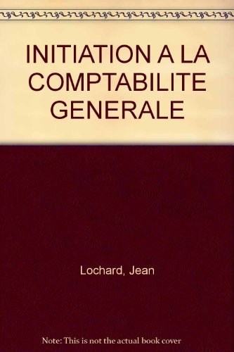 Initiation à la comptabilité générale