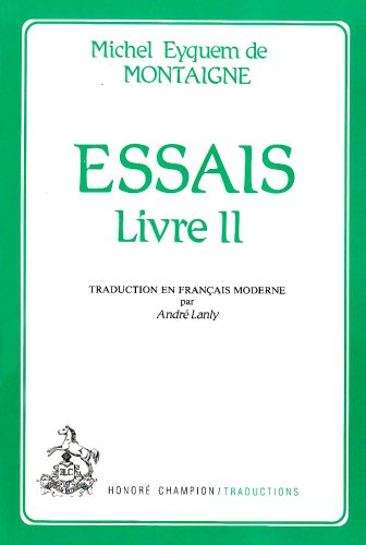 essais, livre 2