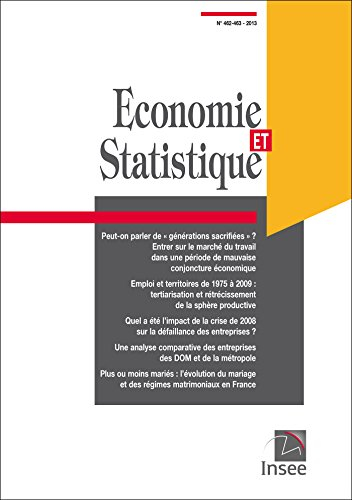 Economie et statistique, n° 462-463