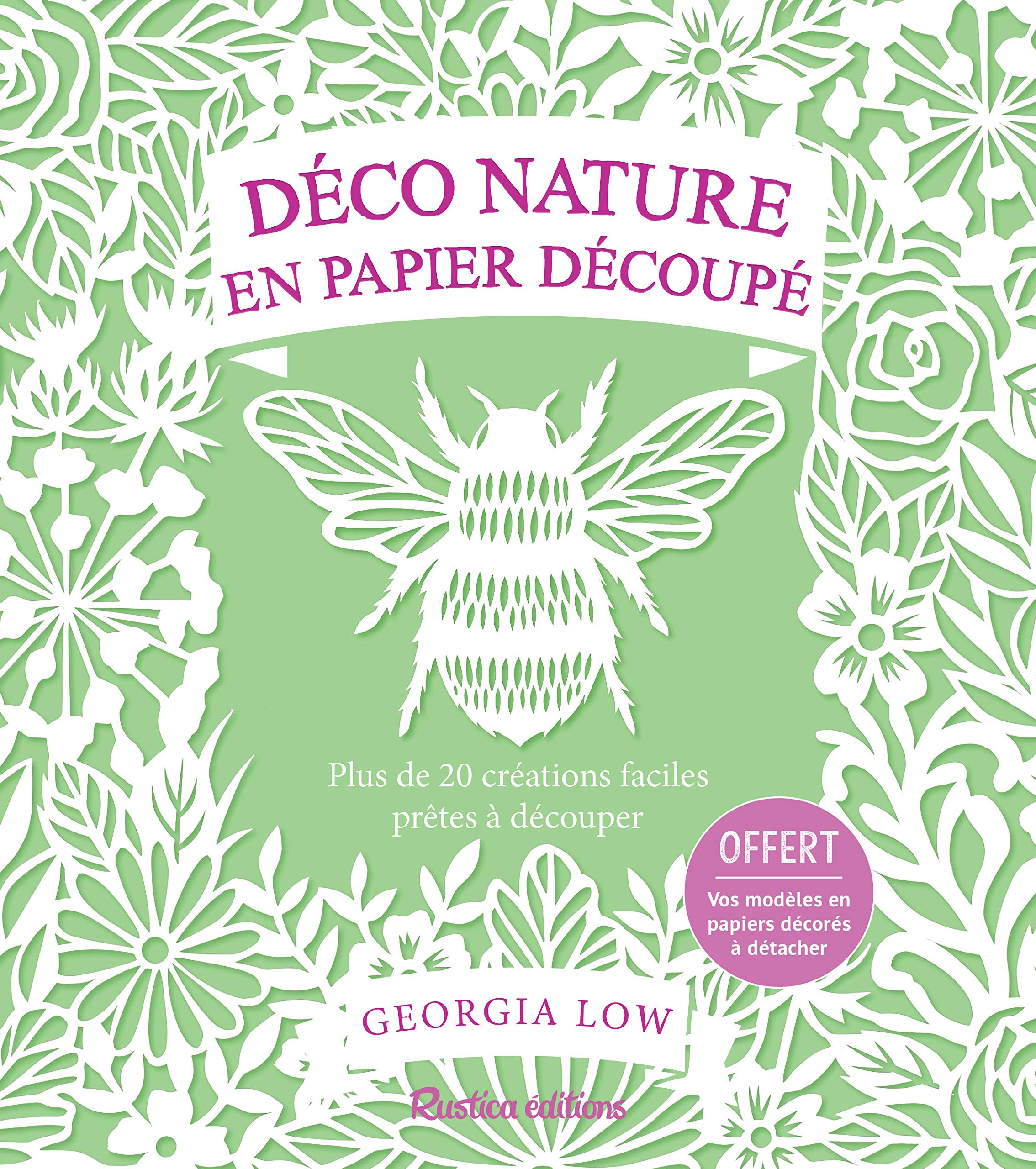 Déco nature en papier découpé : plus de 20 créations faciles prêtes à découper