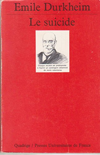 le suicide, étude de sociologie