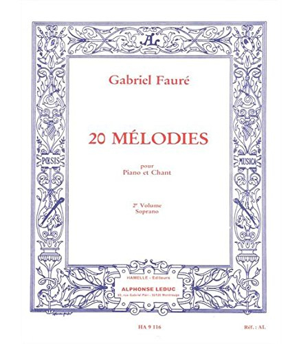 60 Mélodies en 3 Volumes, Volume 2 : 20 Mélodies