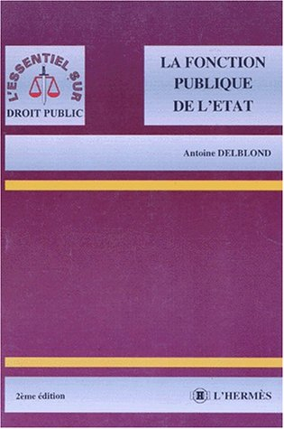 La Fonction publique de l'Etat