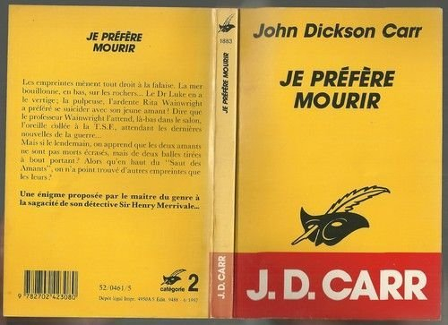 je préfère mourir