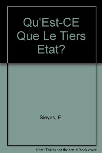 Qu'est-ce que le tiers état ?