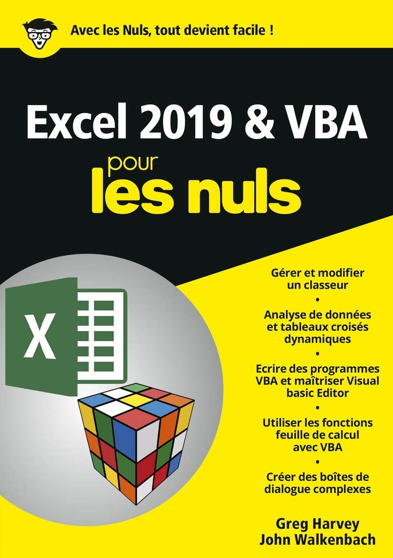 Excel 2019 & VBA pour les nuls