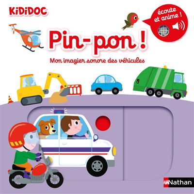 Pin-pon ! : mon imagier sonore des véhicules