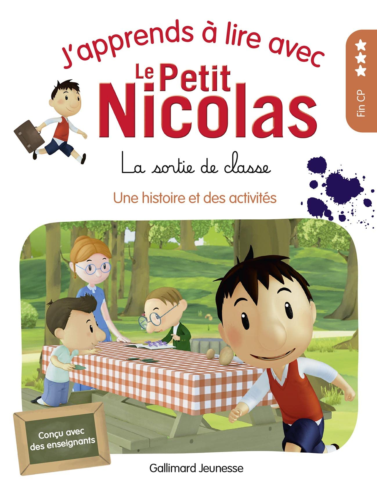 J'apprends à lire avec le Petit Nicolas. La sortie de classe : une histoire et des activités : fin C