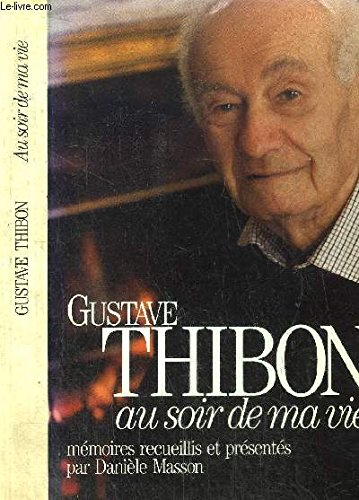Au soir de ma vie