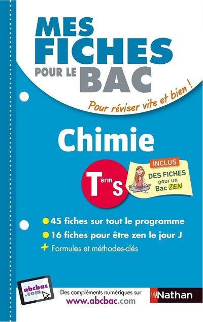 Chimie terminale S