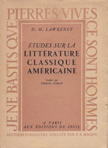 Etudes sur la littérature classique américaine