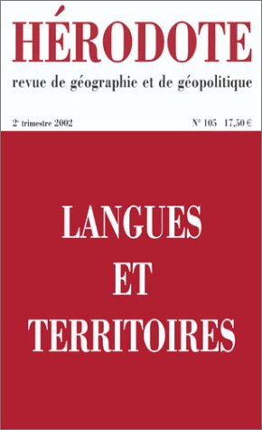 Hérodote, n° 105. Langues et territoires