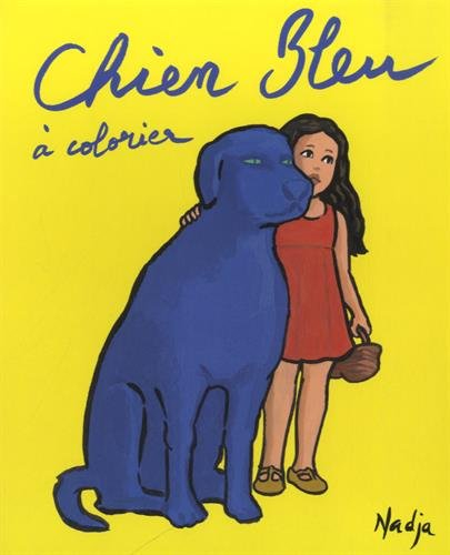 Chien bleu : à colorier
