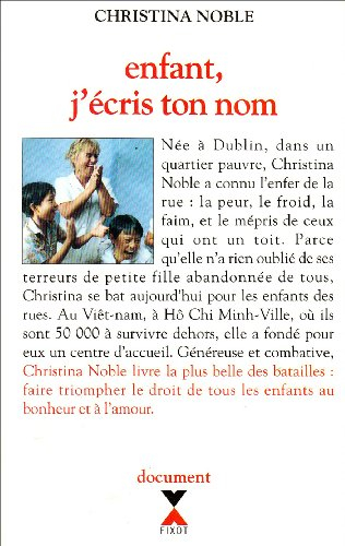Enfant, j'écris ton nom
